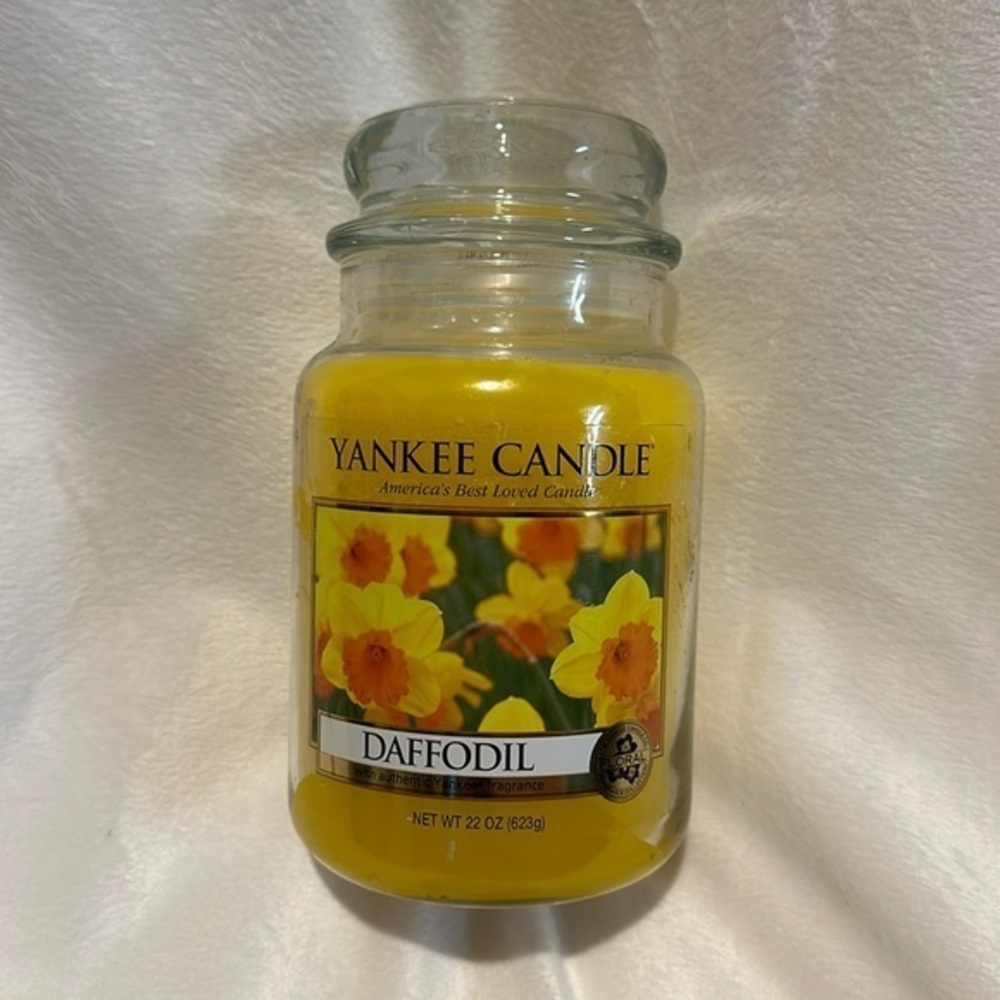 Yankee Candle In Jar Daffodil 22 Ounce *read*